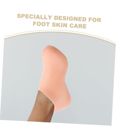 OSALADI 2 Pairs Exfoliating Moisturizing Socks Dry Cracked Feet Socks Cracked Heel Socks Lotion Socks Moisture Enhancing Socks Foot Lotion Reusable Socks Sebs Socks Care Women's - Buy Online on SooperMarket.com