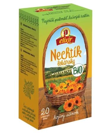 Pot Marigold Herbal Tea Calendula 100% Natural (20 Tea Bags 40g) 1 Pack (20 Tea Bags 40g)