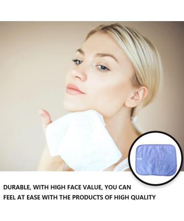 Dajidafu 10 Pieces Face Cleaning Cloth Reusable Washable Replacement Solid Color Hanging Girls Makeup Cosmetic Remover Pad Light Purple - Buy Online on SooperMarket.com
