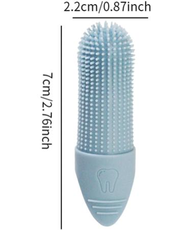 JISADER Pet Oral Care Finger Brush for Dogs and Cats - Gentle Tool Blue - Buy Online on SooperMarket.com