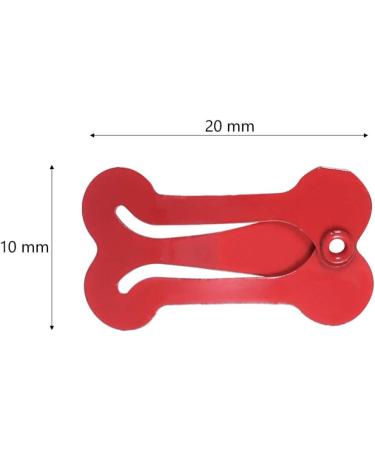 STOBOK 20pcs Mini Pet Hair Clip Bone-Shaped Snap Bows for Dogs and Cats - Grooming Topknot Bows for Parties and Birthdays - Random Color - Buy Online on SooperMarket.com