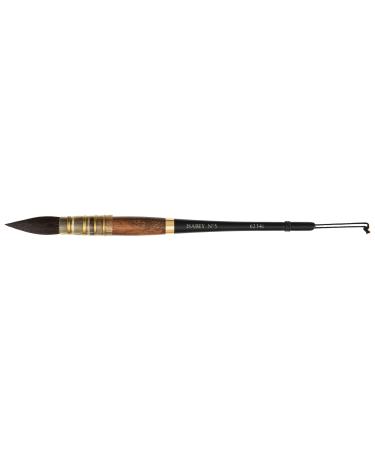 Isabey Vintage Siberian Blue Squirrel Brush, Quill Mop, 5, Natural 5 Natural