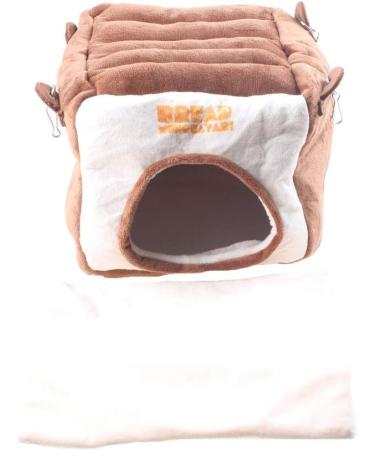 emours Small Animal Warmly House Cage Hanging Bed with Bed Mat for Chinchilla Guinea pigs Squirrel and Other Similar Size Animals Large - Buy Online on SooperMarket.com