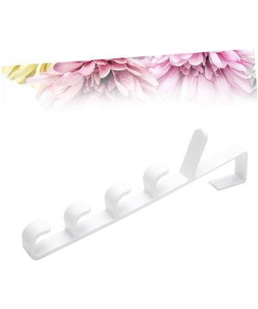 Cabilock 4 Pcs Towel Hooks Hanging Rack Multifunction Door Hanger 2pcsx2pcs Whitex2pcs - Buy Online on SooperMarket.com