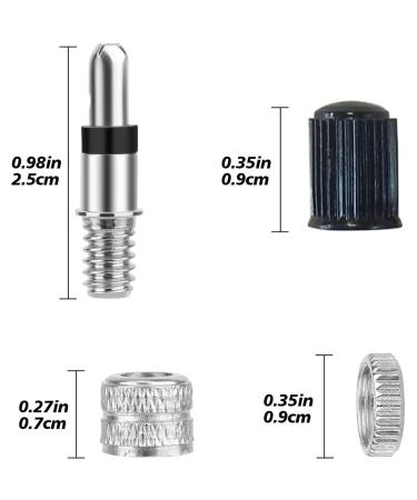 24pcs Dunlop Valve Replacement Set | Bicycle Valve Flash Valve Parts & Accessories for City & Trekking Bikes - Buy Online on SooperMarket.com