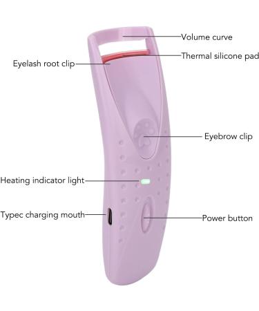 Heated Eyelash Curler Quick Curling 24h Long Lasting Silicone Pad Safe and Comfortable Easy to Use Fits Eye Contour Use with Mascara (-1417220025212) Diochep9i7uav0xo-12 - Buy Online on SooperMarket.com