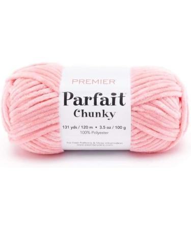 Premier Yarns Parfait Chunky 3.5 oz - Super Bulky Weight 3 Pack Bundle with Bella's Crafts Stitch Markers (Pink Lemonade) - Buy Online on SooperMarket.com