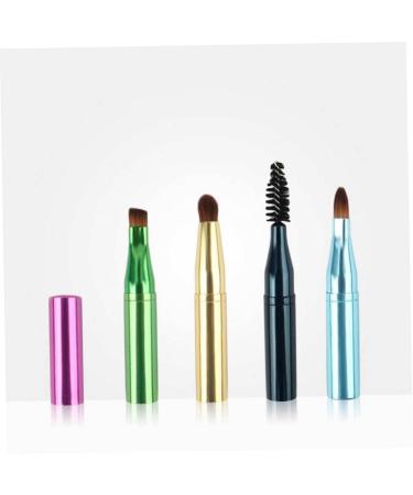 Buy NOLITOY 2pcs Detachable Cosmetics Brush Set Eyebrow Concealer Eyeliner & Lip Brushes for Travel | International Shipping Available - Buy Online on SooperMarket.com