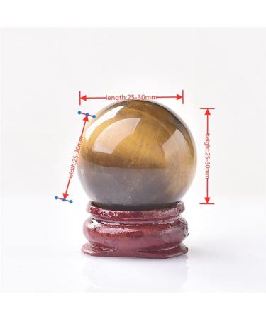 1PC Natural Rose Quartz Citrine Ball 30mm Stone Raw Crystals Gemstone Decoration Home Decor Raw Reiki DIY Gifts Great Choice for Home Decoration kaixun (Color : Tigers Eye) - Buy Online on SooperMarket.com