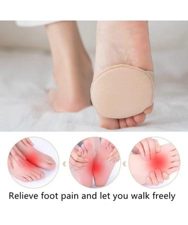 Soleful Solutions High Heel Metatarsal Pads & Invisible Toe Socks (5Pairs Beige) - Buy Online on SooperMarket.com