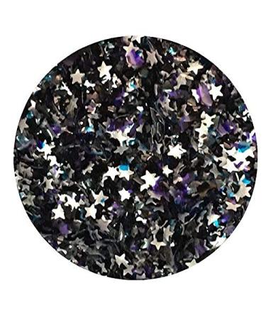 Galaxy Stars Metallic Edible Shimmer Glitter - .15 oz Jar for Black or Navy Frosting - Buy Online on SooperMarket.com