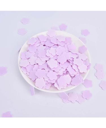 100Pcs Blue Mini Portable Flower Shape Soap Paper Sheets Disposable Travel Hand & Foot Cleanser Flakes | Perfect for On-the-Go Hygiene - Buy Online on SooperMarket.com