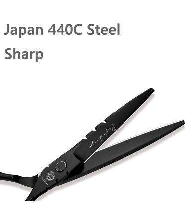 Purple Dragon 440C Hair Salon Cutting Shear & Thinning Scissor Set 6 Inch with Bag - Professional Japan Barber Hairdressing Shears - Buy Online on SooperMarket.com