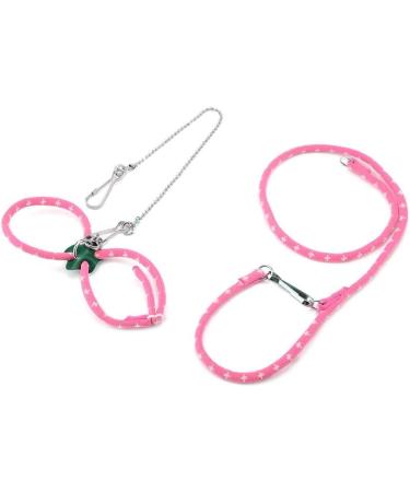 Adjustable Hamster Harness & Leash | Anti-Bite Vest for Hamsters Gerbils Rats Mice Ferrets & Squirrels - Pink - Buy Online on SooperMarket.com