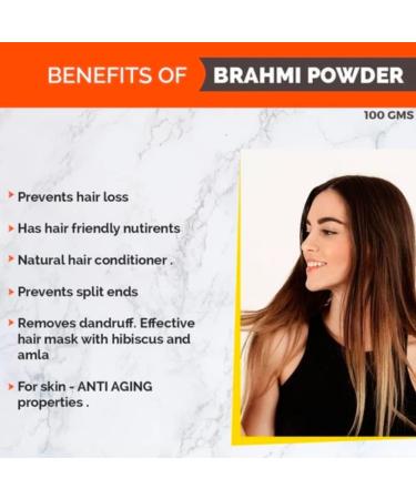 Brahmi Gotu Kola Powder 250g | Promotes Hair Growth | Ayurvedic Intelligence Herb | Eco-Friendly Packaging - Buy Online on SooperMarket.com
