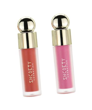 Mikinona 2pcs Hydrating Blush Cream Blush Blouses for Blendable Blush Soft Creamy Blush Cheek Liquid