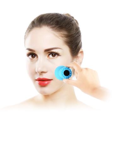 Silicone Jellyfish Octopus Face Cleansing Brush - Blue - Buy Online on SooperMarket.com
