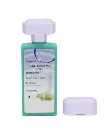 Wax Roller Cartridge 5.3oz Gentle Wax Refill for Barber Salon Depilatory Hair Removal for Legs (Green Apple)