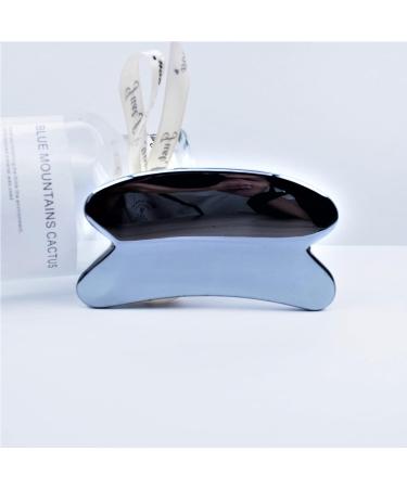 Terahertz Stone Gua Sha Scraper | Lymphatic Drainage Tool for Facial Care | Reduce Wrinkles & Puffiness | Soreness & Migraine Relief - Buy Online on SooperMarket.com