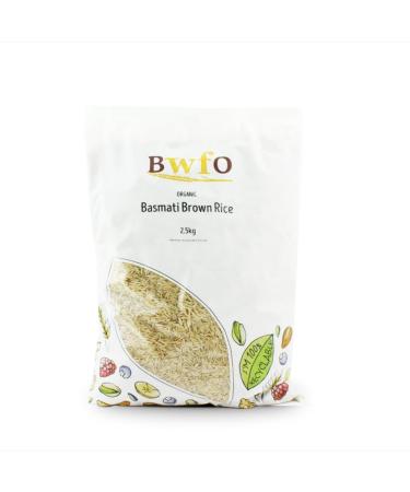 Organic Basmati Brown Rice 2.5kg (BWFO)