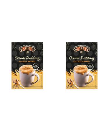 Baileys cream pudding caramel non -alcoholic unmistakable original Baileys taste practical dessert from the cup without cooking 1x59g bag (pack with 2) 2 pack of 1x59g salted caramel