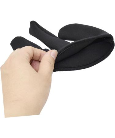 JECOMPRIS 1pc Hair Styling Tools Hair Curling Finger Cover Billiard Straightener Gloves Billiards Glove Flat Iron Styling Tools Heat Resistant Gloves Hair Curler Three Anti-scald Protector Black 11x10cm - Buy Online on SooperMarket.com