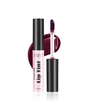 Peel Off Lip Stain Long Lasting Waterproof and Transfer Proof Lip Tint Matte Finish Peel Off Lip Stain Non-stick Cup Peel Off Lipstick Lip Makeup for Women Girls Romance# 05