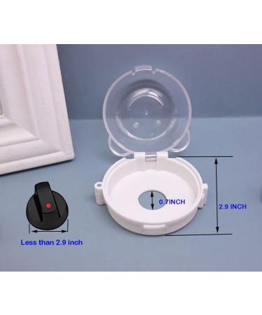 5PCS Gas Stove Knob Covers - Child Safety Transparent Guard w/ Strong Adhesive - Buy Online on SooperMarket.com