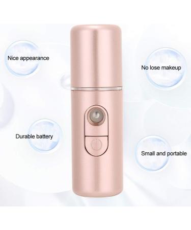 Nano Mist Sprayer USB Rechargeable Handheld Face Humidifier Sprayer Portable USB Face Humidifier SkinCare Moisturizing Hydrating Face Humidifier Sprayer Beauty Tool (Rose Gold) - Buy Online on SooperMarket.com