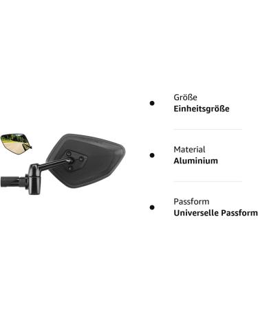 Shop Busch & M ller Unisex Adult 913 Cycle Star E Rearview Mirror - Black | International Shipping Available - Buy Online on SooperMarket.com