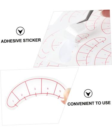 Gogogmee 20 Sheets Eyelash Eyelashes Positioning Stickers Eye Mapping Stickers Eyelashes Isolated Patches - Buy Online on SooperMarket.com