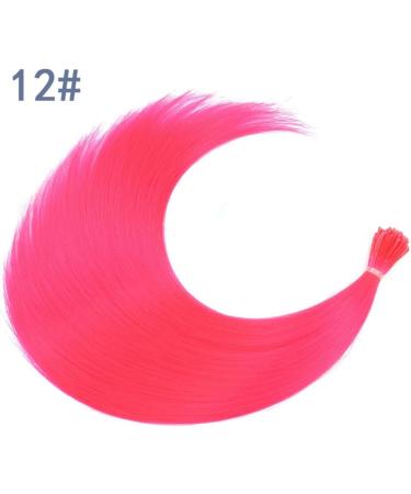 Prinfantasy Pink Synthetic Hair Extensions Straight 16 inch - Hair Accessories for Women & Girls - Buy Online on SooperMarket.com