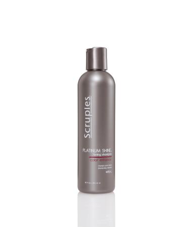 Scruples Platinum Shine Shampoo - Purple Toning Shampoo for Extending and Enhancing Blonde Hair - Cools Down Brassiness Yellow & Orange Hues - Moisturizing Violet Shampoo for All Hair Types (8.5 oz) 8.5 Fl Oz (Pack of 1)