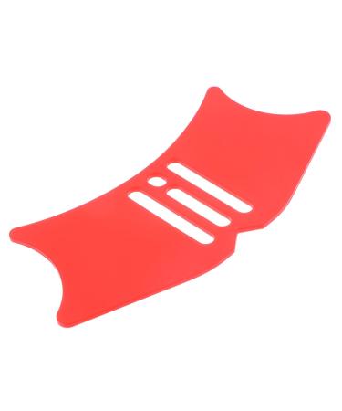 Gogogmee Eyeliner Silicone Eyeliner Aid Tools Mascara Guard Silicone Eyeliner Make up Aid Women Make up Tools Make up Tools for Eyes Eyeliner Applicator Tool Eyeliner Makeup Tool 10.3x3.8cm Red