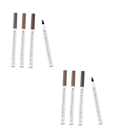 FOYTOKI 8 Pcs Eyebrow Makeup Tool Eyebrow Pen Brow Pencil Liquid Eyebrow Pen Waterproof Eyebrow Pen