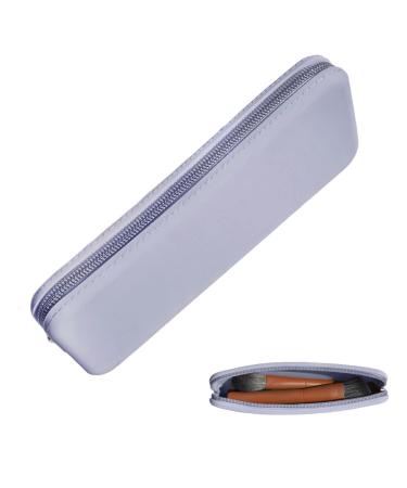 brush bubble Makeup brush travel case zippered pouch, silicone makeup brush holder travel, storage & purse organizer for brushes & makeup to protect make up accessories & cosmetics bag, periwinkle Periwinkle Travel Zipper Pouch