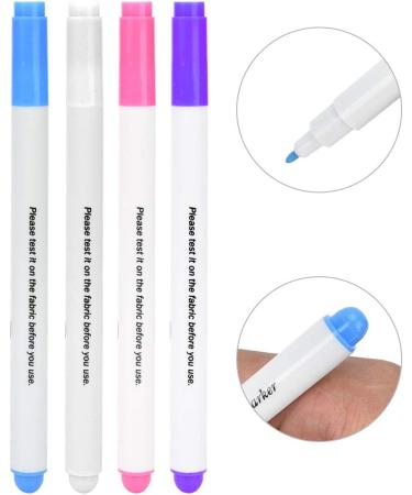Biitfuu Disappearing Ink Fabric Marker - Temporary Auto-Vanishing Pen for Cloth Sewing - Buy Online on SooperMarket.com