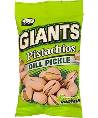 Giants Dill Pickle Pistachios - 4.5 oz. Bags (8 count case)