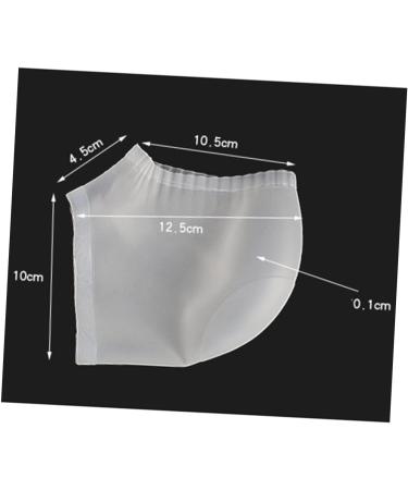 Healeved 3 Pairs Foot Care Protector Breathable Socks Heel Cups for Heel Pains Gelt Silicone Gel Cracked Heel Sleeves Silicone Heel Protectors Shoe Inserts Moisturizing Socks Soft White - Buy Online on SooperMarket.com