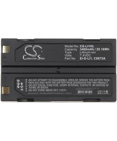 Buy DCH 3400mAh 38403 Battery Replacement for TSC1 EI-D-LI1 - Fast International Shipping - Buy Online on SooperMarket.com