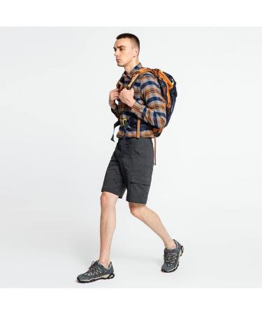 Maamgic Men's Waterproof Quick Dry Cargo Hiking Shorts - Charcoal, Size 33 | Perfect for Camping, Fishing, and Outdoor Activities - Buy Online on SooperMarket.com