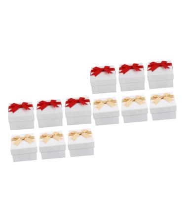 Alipis Car Shaped Pillow 12 Pcs Watch Box Christmas Candy Box Cardboard Slides 9X8.5CMx2pcs Assorted Colorx2pcs