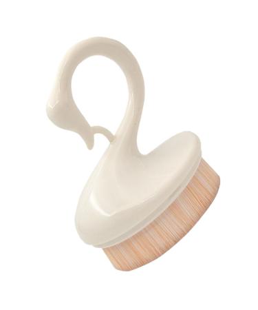 Housoutil 1pc Makeup Brush Flat Foundation Brush Bb Cream Applicator Brush Cosmetic Applicator Beauty Face Supple Foundation Brush Cosmetic Brush White Artificial Fiber Soft Travel