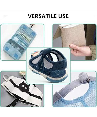Sew on Hook and Loop Tape 3/4 Inch Non-Adhesive Sticky Back - 16.4FT White Nylon Fastener Tape for DIY Crafts - Buy Online on SooperMarket.com