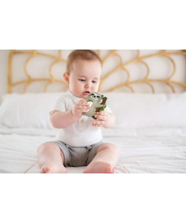 Loulou Lollipop Silicone Teether & Holder Clip Bundle - Sloth/Sweetheart Multi - Buy Online on SooperMarket.com