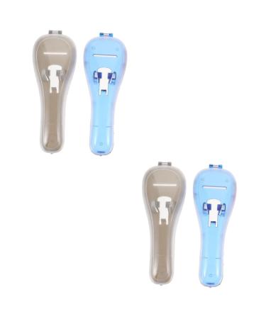 Angoily 4 pieces of razor storage box Storage case for razor shaver holder holder for bare shaver Electric back razors for men travel travel stream.
