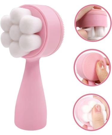 Mikinona Double Sided Facial Cleansing Brush - Manual Face Washer & Exfoliator for Deep Clean Skin Care - Buy Online on SooperMarket.com