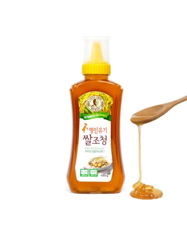 KANG BONG SEOK, Master Organic Rice Jocheong I Korea Food Master I Sugar Free Sweetener I Rice Syrup I Grain Syrup I Barley Malt Syrup I Cooking Sauce Seasoning I Pancake Syrup I 17 Oz.
