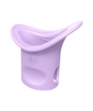 Eyewash Cups | Silicone Eye Washer Portable Cleaning Cup Soft Eye Cleaning Cup Eye Bath for Elderly Women Men Children Eye Cleansing Puchen Purple