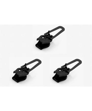 ZlideOn Zipper Replacement 3 Pack - Black Large Instant Zipper Slider | International Shipping Available - Buy Online on SooperMarket.com